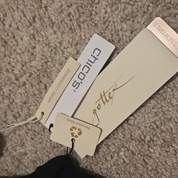 Black and White Striped Swimsuit - Picture 7 of 7